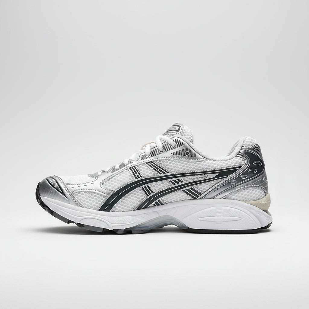 ASICS GEL KAYANO 14 WHITE PURE SILVER BLACK