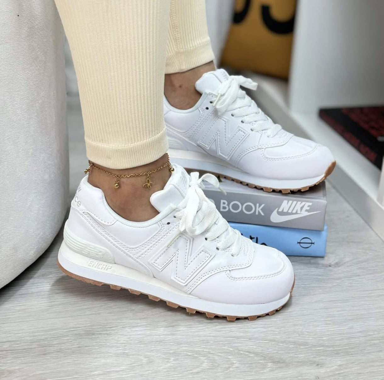 NEW BALANCE 574 BLANCO
