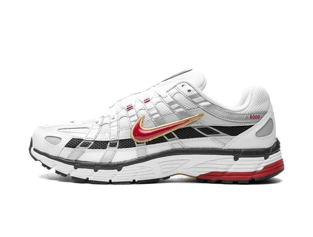NIKE P-6000 GRIS/ROJO