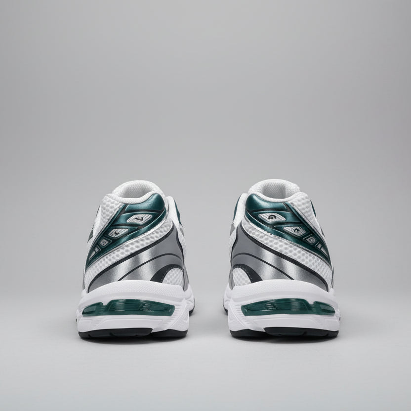 ASICS GEL 1130 BLANCO PLATEADO VERDE