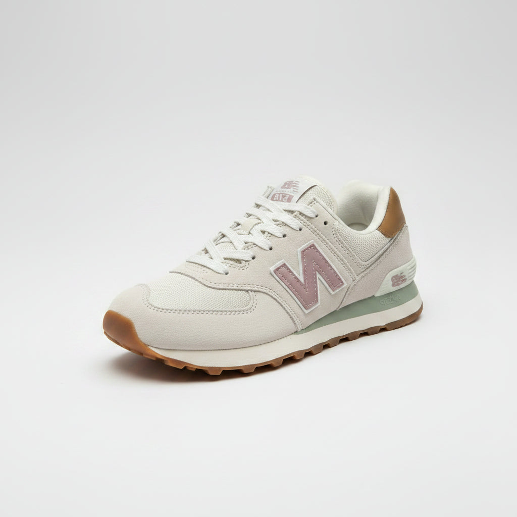 NEW BALANCE 574 GRIS - ROSA