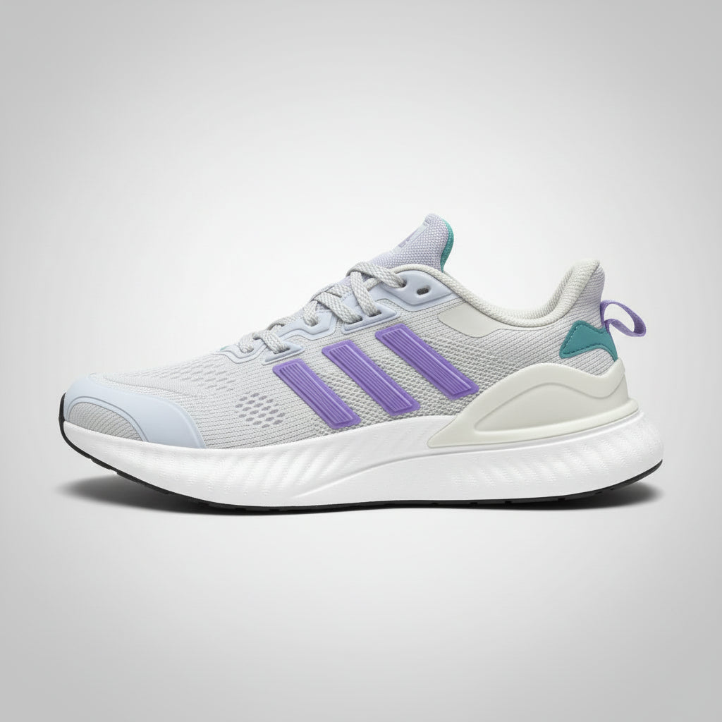 ADIDAS BOUNCE BLANCA MORADA