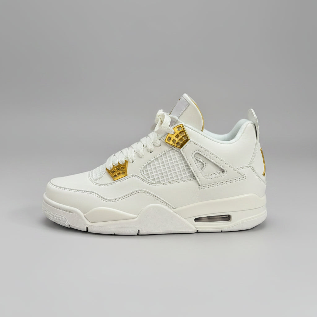 JORDAN RETRO 4 METALLIC GOLD