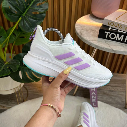 ADIDAS RACER TR21  BLANCO MORADO
