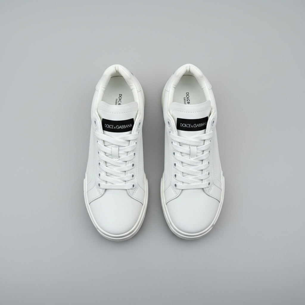 DOLCE & GABBANA PORTOFINO SNEAKERS IN LEATHER