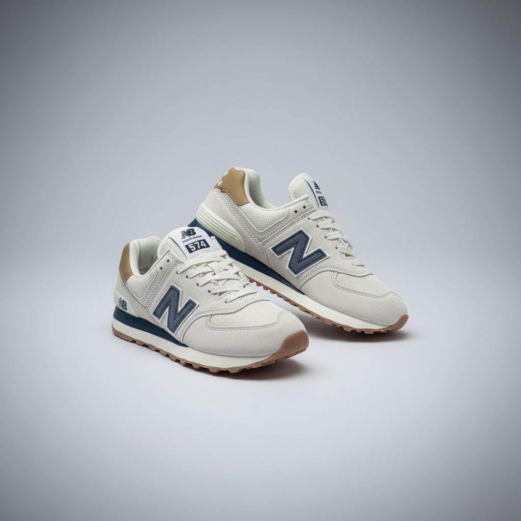 NEW BALANCE 574 GRIS AZUL