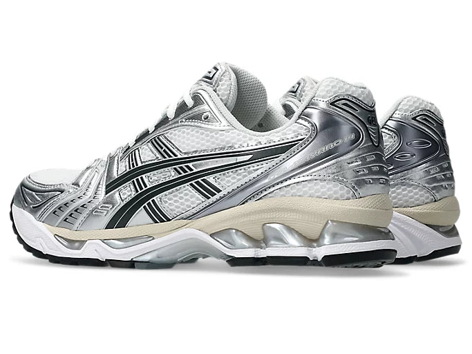 ASICS GEL KAYANO 14 WHITE PURE SILVER BLACK
