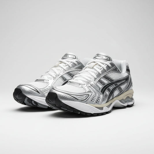 ASICS GEL KAYANO 14 WHITE PURE SILVER BLACK