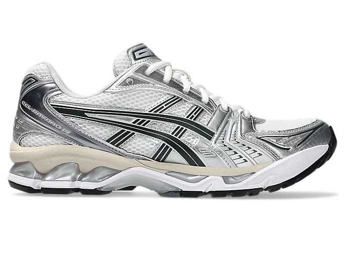 ASICS GEL KAYANO 14 WHITE PURE SILVER BLACK