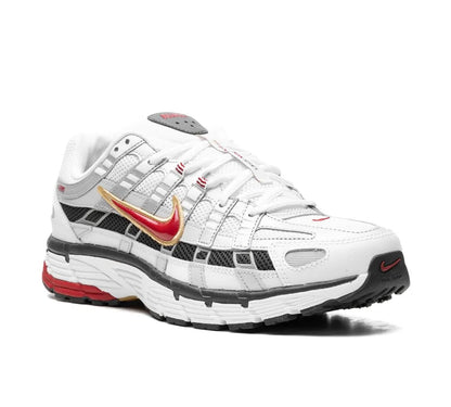 NIKE P-6000 GRIS/ROJO