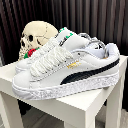 PUMA  FERRARI SUEDE XL BLANCO / NEGRO