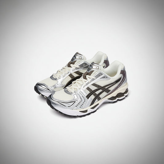 ASICS GEL KAYANO 14 WHITE PURE SILVER BLACK