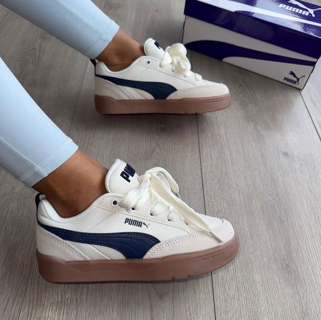 PUMA PARK XL BLANCO / AZUL