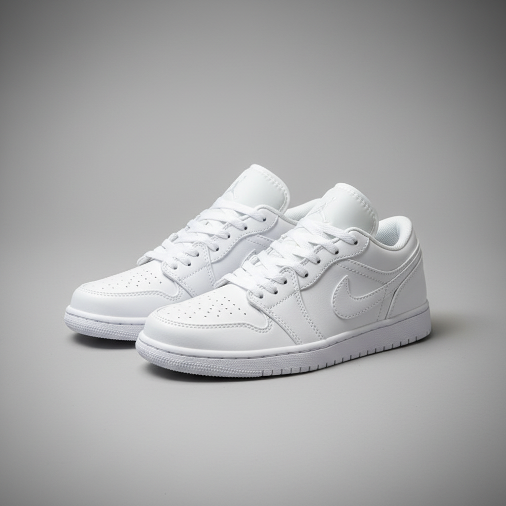 AIR JORDAN 1 LOW “TRIPLE WHITE