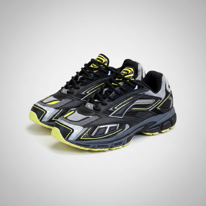 REEBOK PREMIER ROAD ULTRA NEGRO, AMARILLO Y GRIS