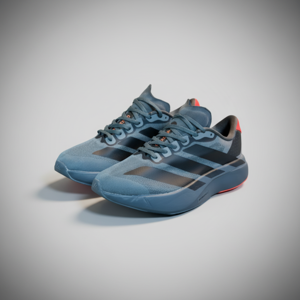 ADIDAS ADIZERO EVO SL GRIS Y ROJO