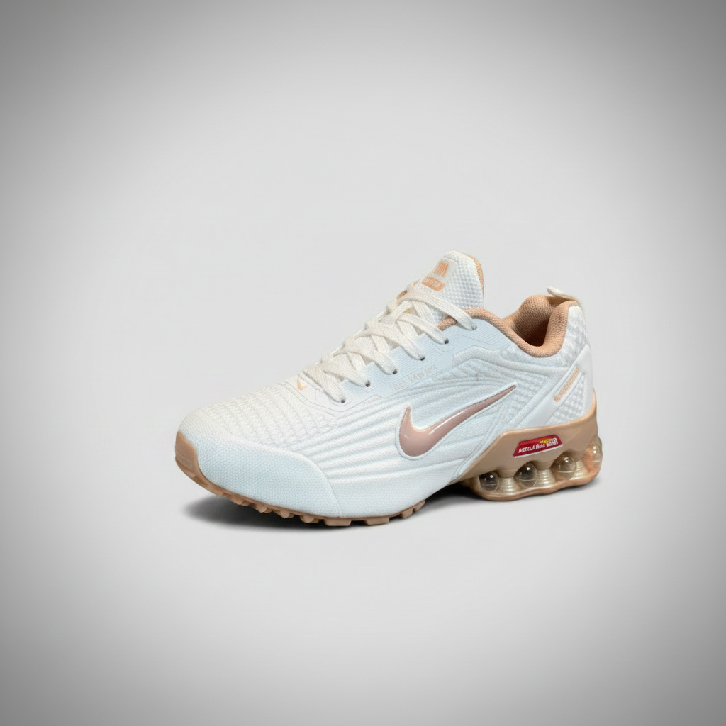 NIKE AIR MAX 2027 BLANCA Y ROSADO DORADO