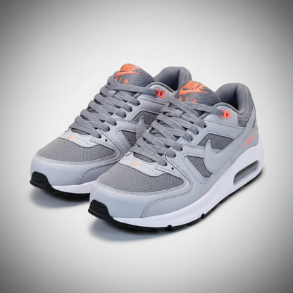 NIKE AIR MAX GRIS &amp; NARANJA