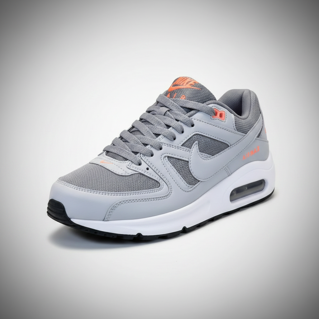 NIKE AIR MAX GRIS &amp; NARANJA