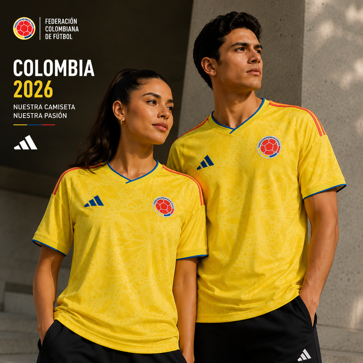 CAMISETA SELECCIÓN COLOMBIA 2026 🇨🇴
