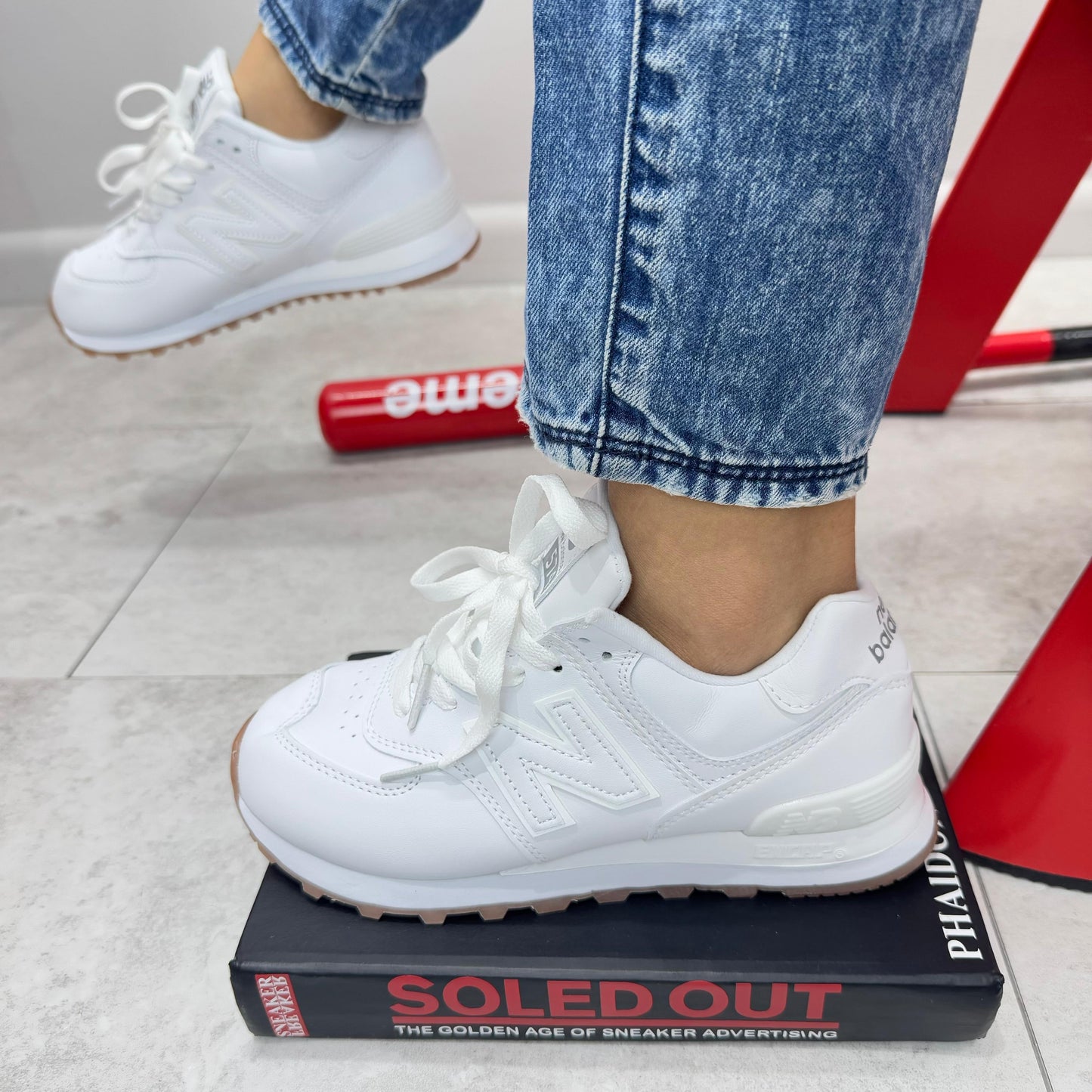 NEW BALANCE 574 BLANCO