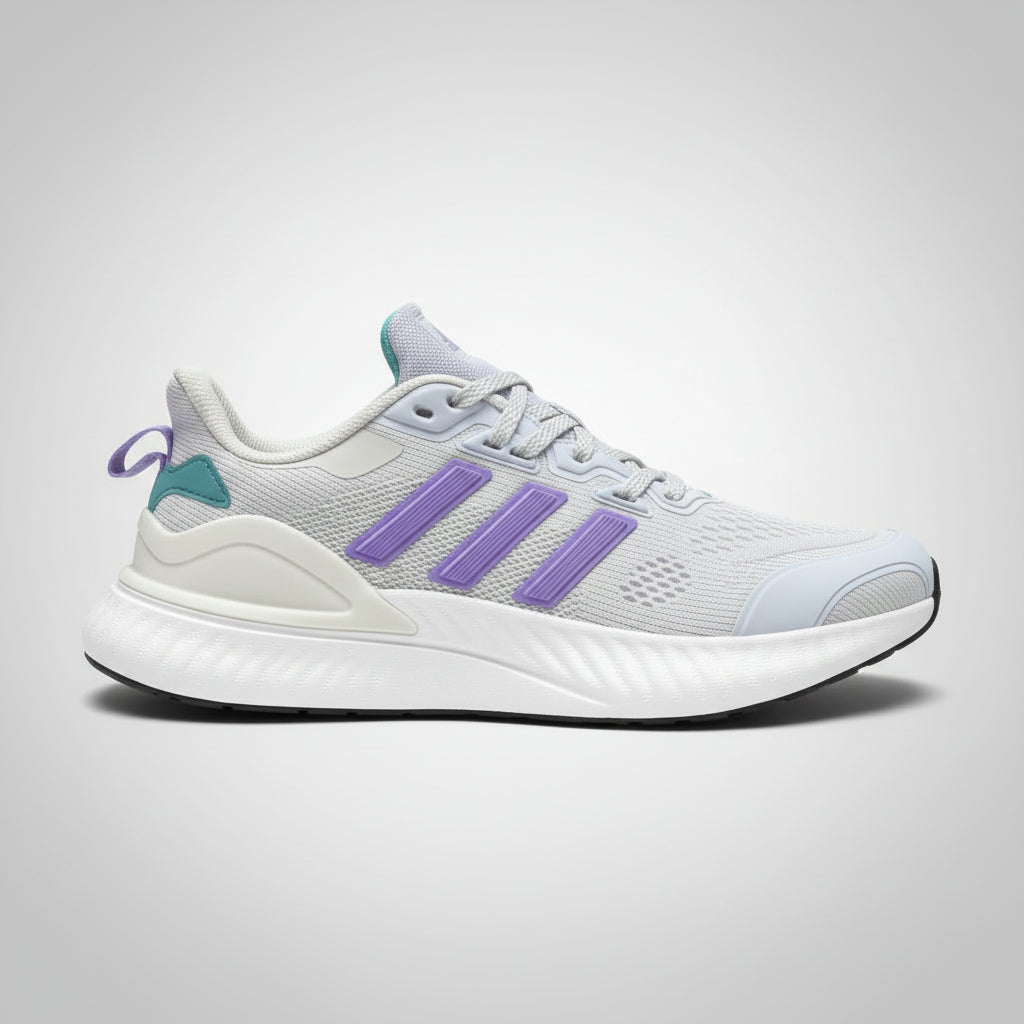 ADIDAS BOUNCE BLANCA MORADA