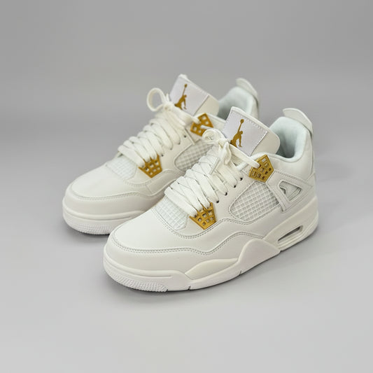 JORDAN RETRO 4 METALLIC GOLD