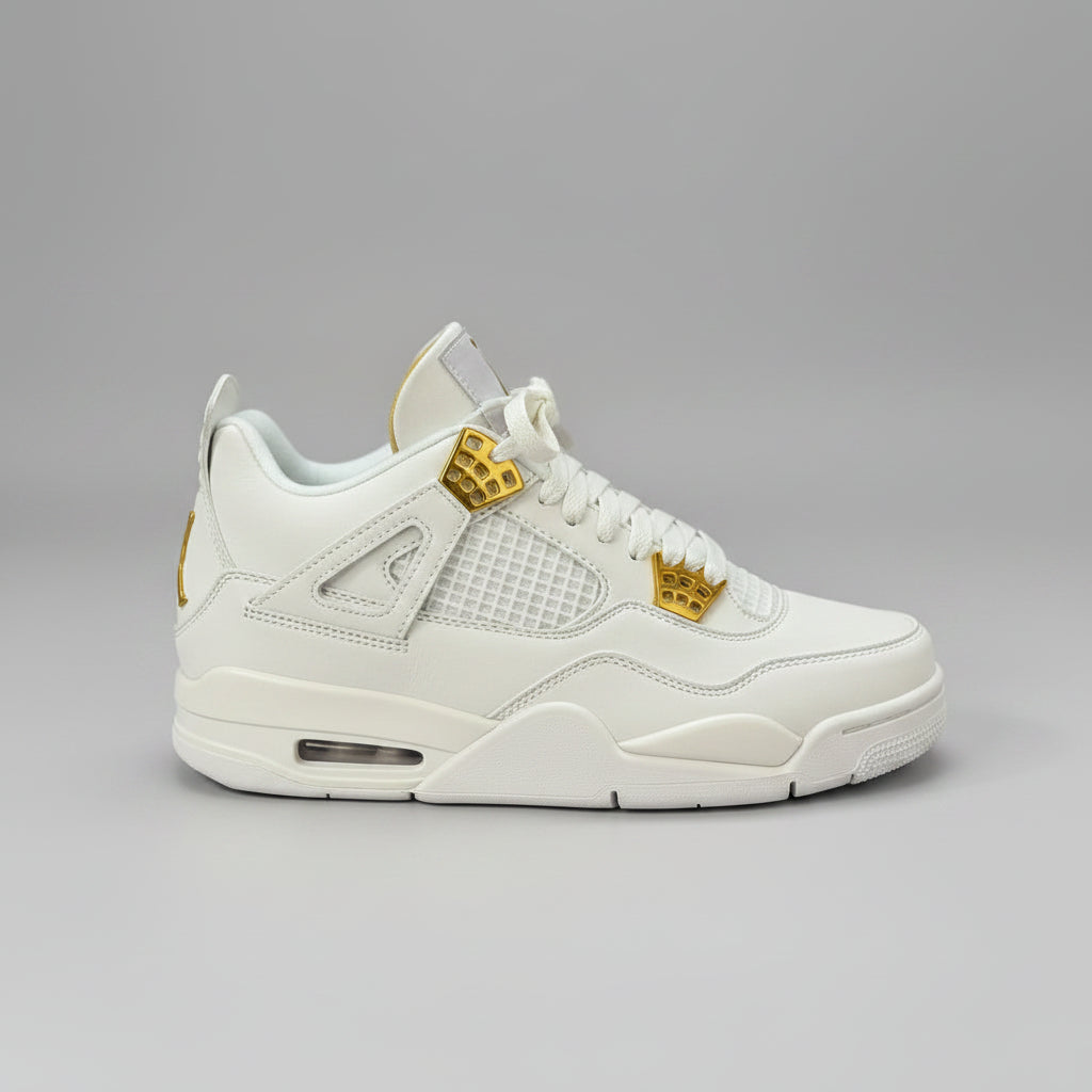 JORDAN RETRO 4 METALLIC GOLD