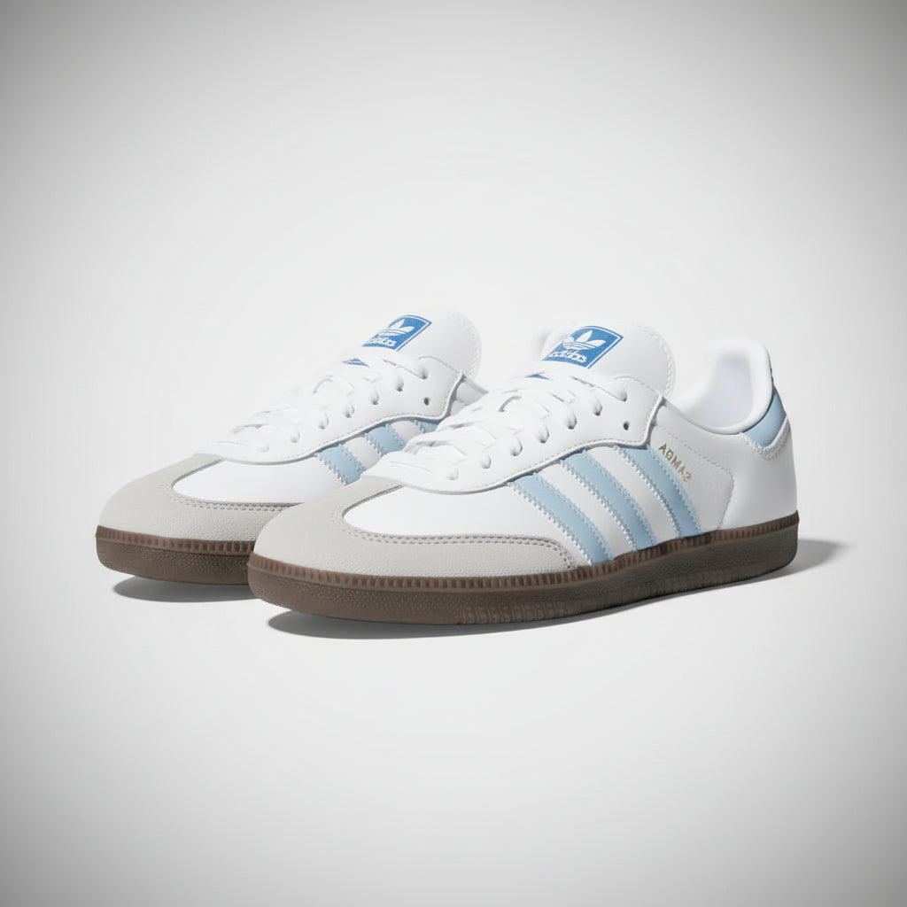 ADIDAS SAMBA BLANCO AZUL