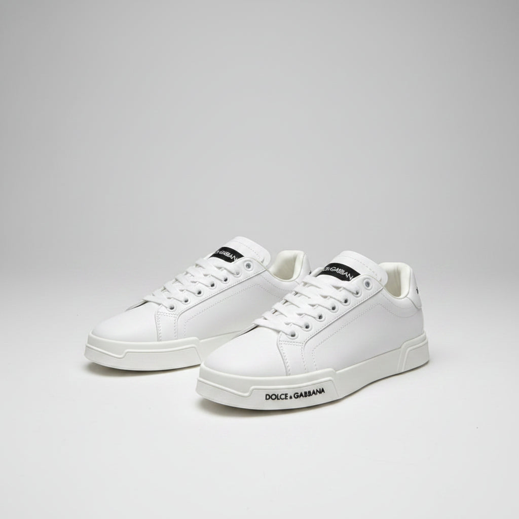 DOLCE & GABBANA PORTOFINO SNEAKERS IN LEATHER