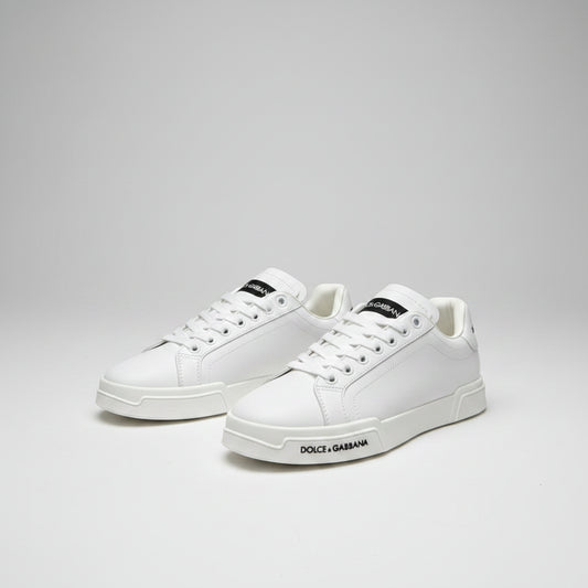 DOLCE & GABBANA PORTOFINO SNEAKERS IN LEATHER
