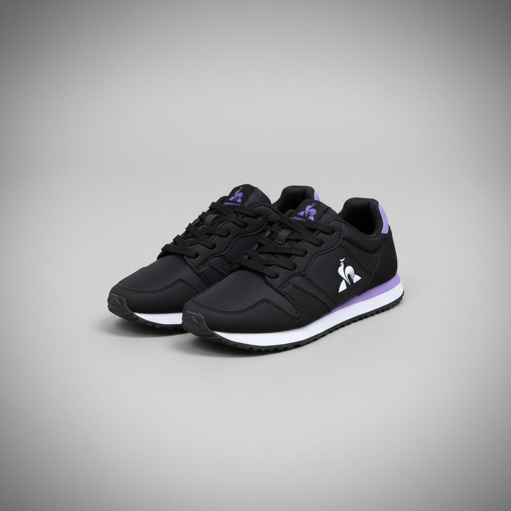 LE COQ SPORTIF MUJER NEGRO MORADO