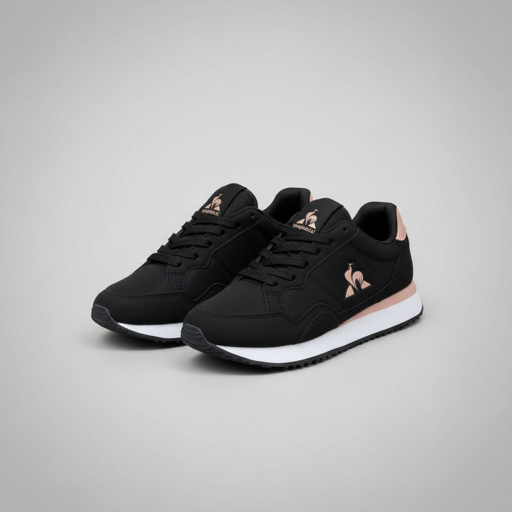 LE COQ SPORTIF NEGRO ROSADO