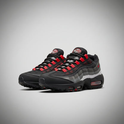 NIKE AIR MAX 95 NEGRO GRIS ROJO