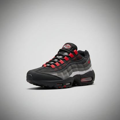 NIKE AIR MAX 95 NEGRO GRIS ROJO