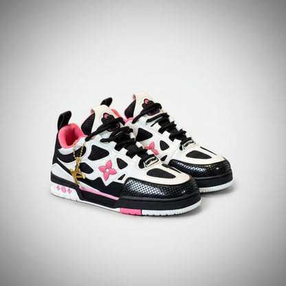 LOUIS VUITTON LV SKATE BLANCO NEGRO ROSA