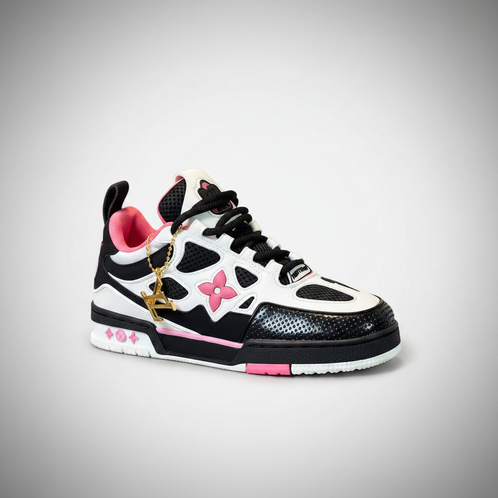 LOUIS VUITTON LV SKATE BLANCO NEGRO ROSA
