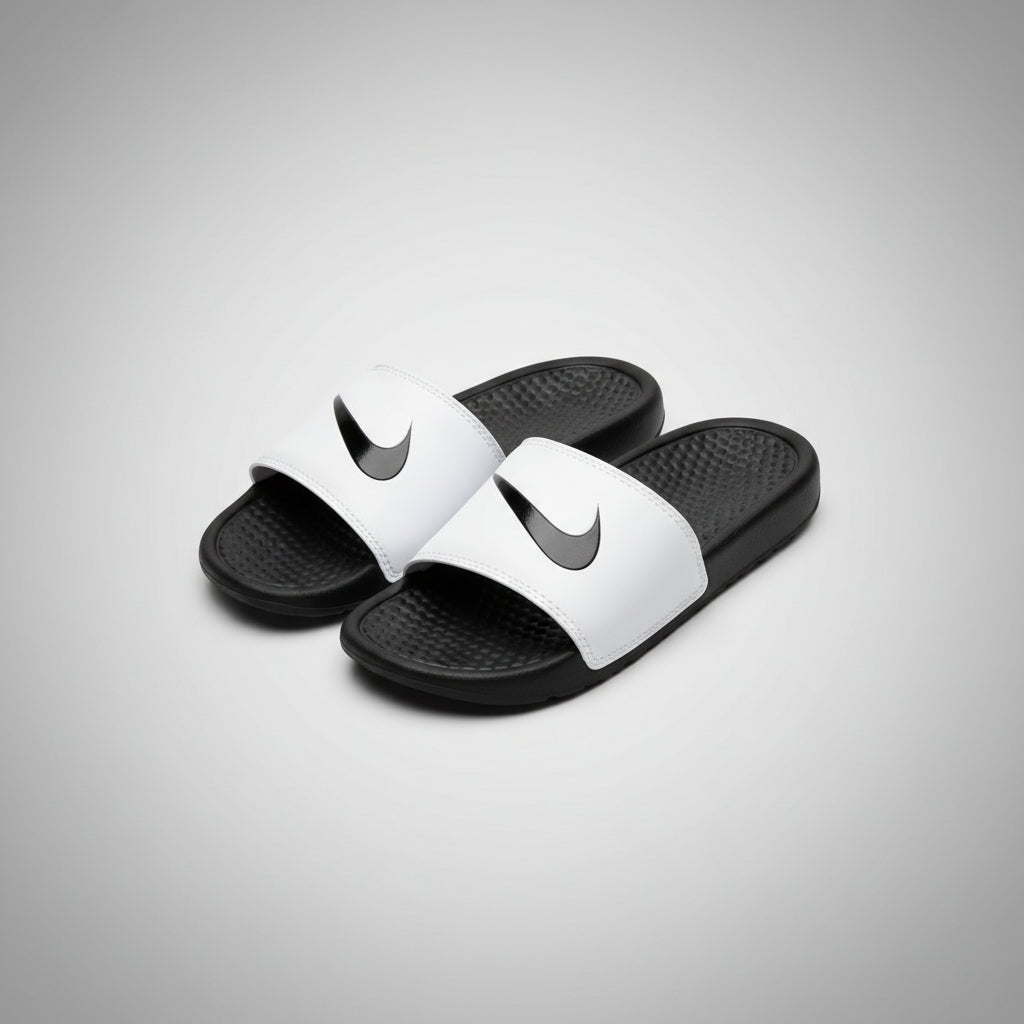 NIKE BENASSI JDI BLANCO NEGRO
