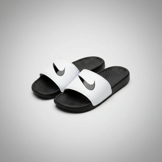 NIKE BENASSI JDI BLANCO NEGRO