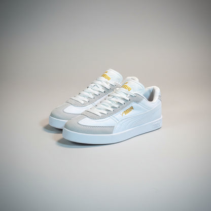 PUMA CLUB II ERA BLANCO GRIS DORADO