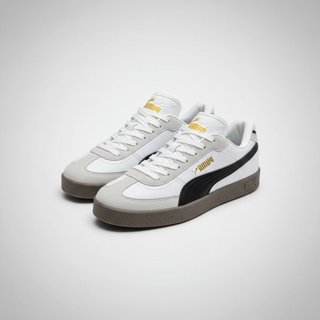 PUMA CLUB II ERA BLANCO NEGRO