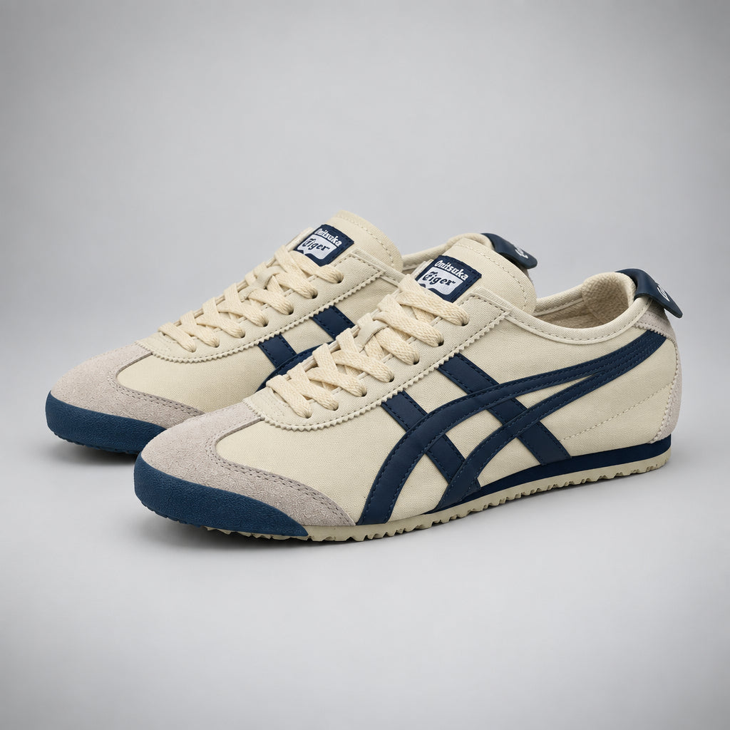ONITSUKA TIGER MEXICO 66 CREMA / AZUL MARINO