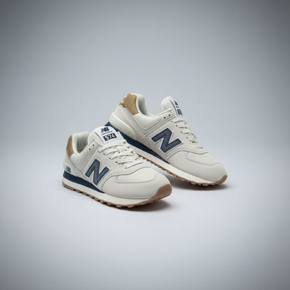 NEW BALANCE 574 GRIS AZUL