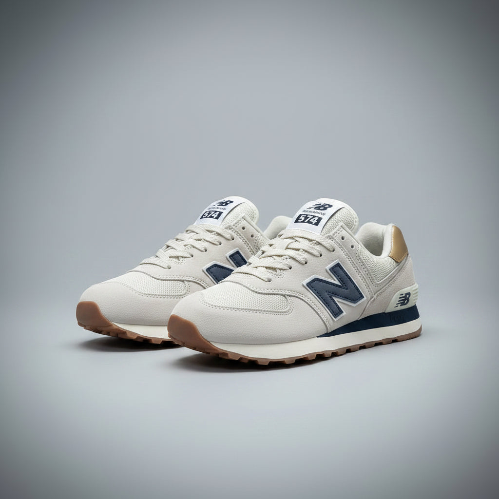 NEW BALANCE 574 GRIS AZUL
