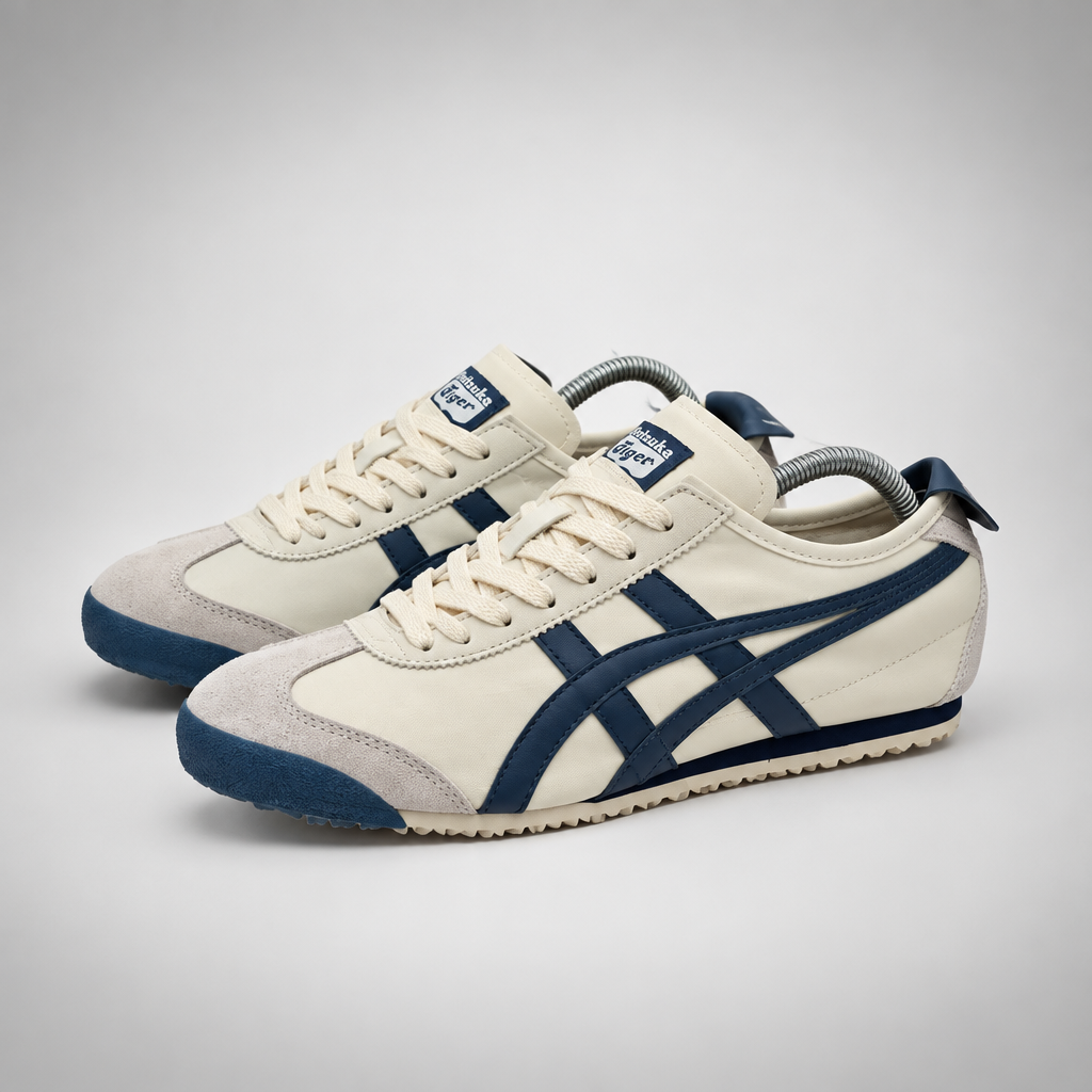 ONITSUKA TIGER MEXICO 66 CREMA / AZUL MARINO